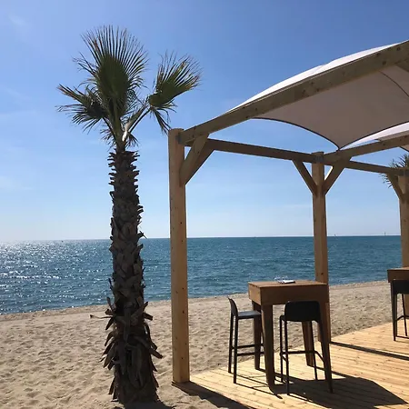 Vue Mer, Parking, Clim - 7 Pers. - Fr-1-799-67 * Le Barcares